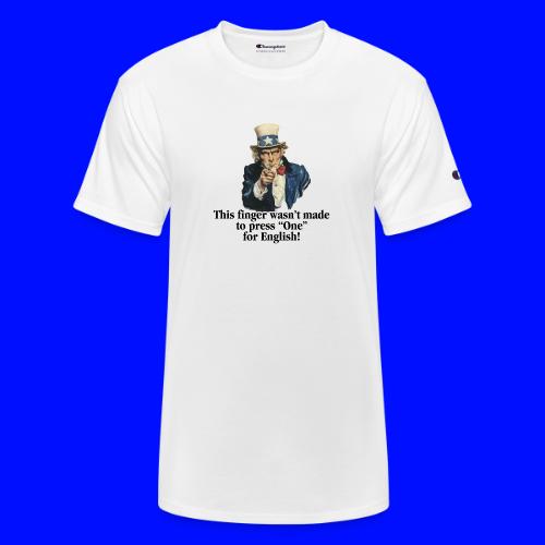 Uncle Sam - Finger - Champion Unisex T-Shirt