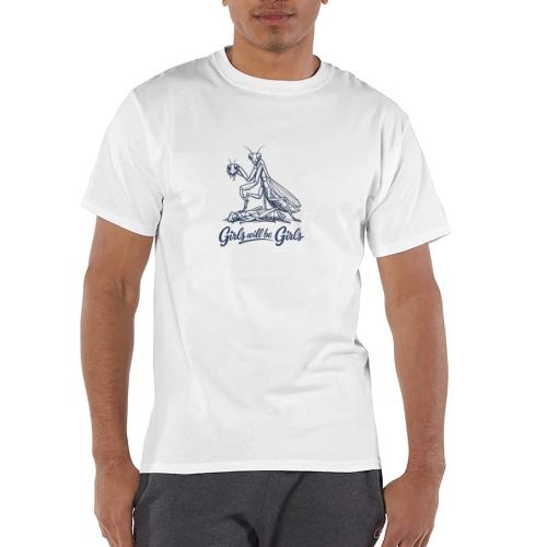 Girls Will Be Girls Praying Mantis Humor - Champion Unisex T-Shirt