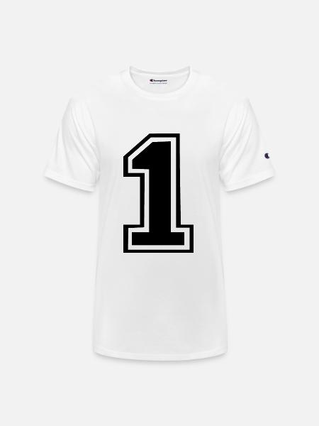 1 - Champion Unisex T-Shirt - white