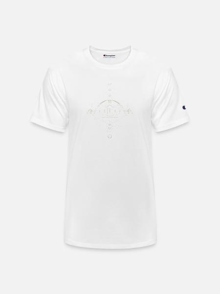 Abstract Dot Design - Champion Unisex T-Shirt - white