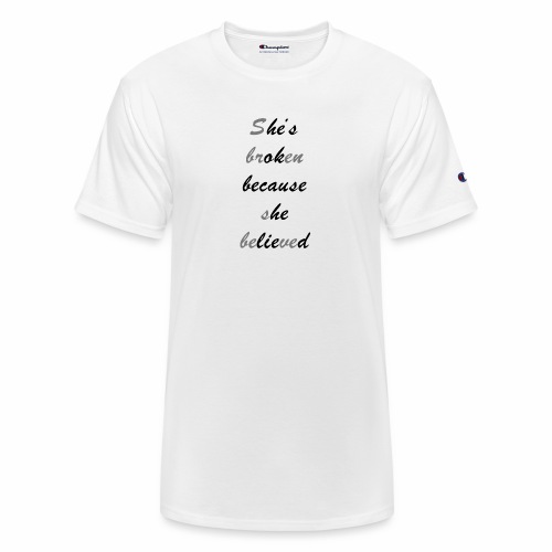 Love sorrow Lie liar ambiguous shirt gift idea - Champion Unisex T-Shirt
