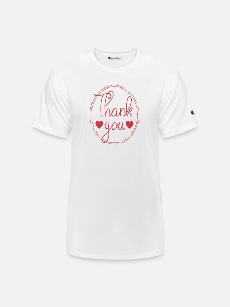 Thank you - Champion Unisex T-Shirt - white