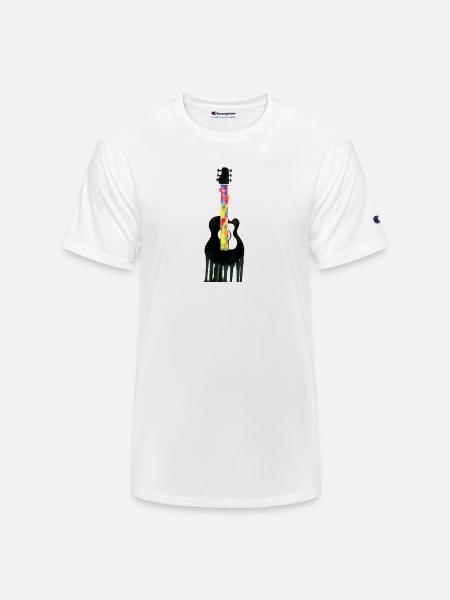 Guitar Flows - Champion Unisex T-Shirt - white