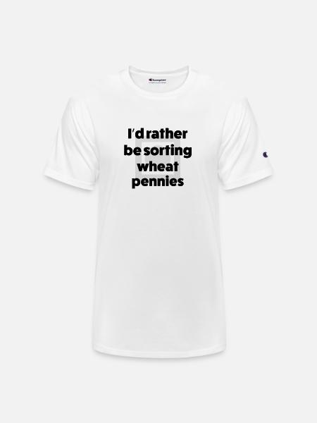 Coin Collector Numismatist - Champion Unisex T-Shirt - white