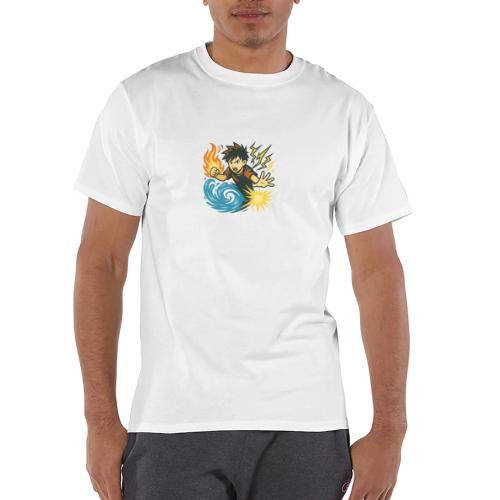 Anime Elemental Warriors | Fire, Water, Lightning - Champion Unisex T-Shirt