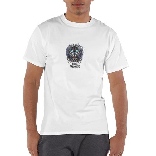 Alpha Predator Wolf Fierce Neon Eyes - Champion Unisex T-Shirt