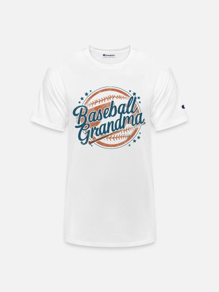 baseball grandma - Champion Unisex T-Shirt - white