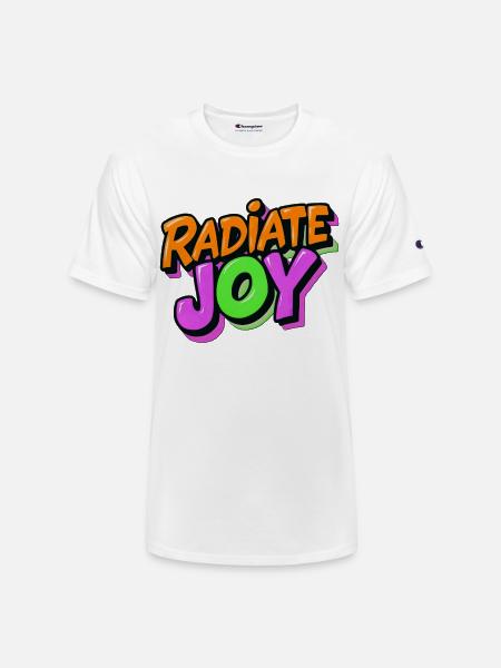 Radiate Joy - Champion Unisex T-Shirt - white
