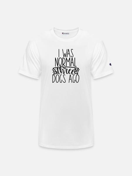 Normal Three Dogs - Champion Unisex T-Shirt - white