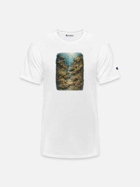 Hidden Ocean Animals - Champion Unisex T-Shirt - white