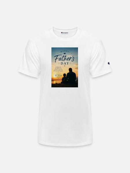 Sunset Bond: Father’s Day - Champion Unisex T-Shirt - white