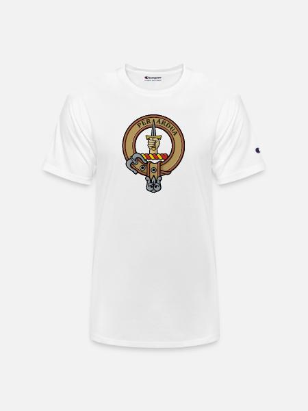 Clan MacIntyre Crest - Champion Unisex T-Shirt - white