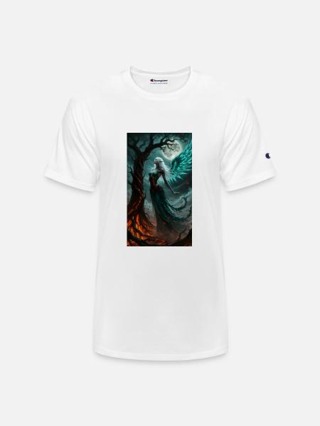 Moonlight Winged Elf - Champion Unisex T-Shirt - white