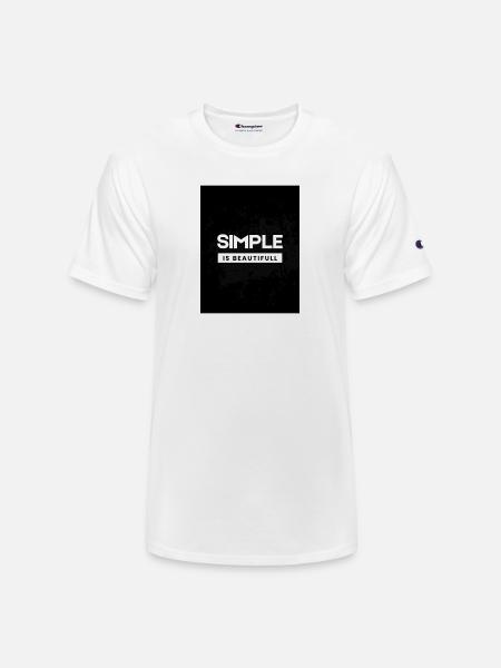SIMPLICITY - Champion Unisex T-Shirt - white