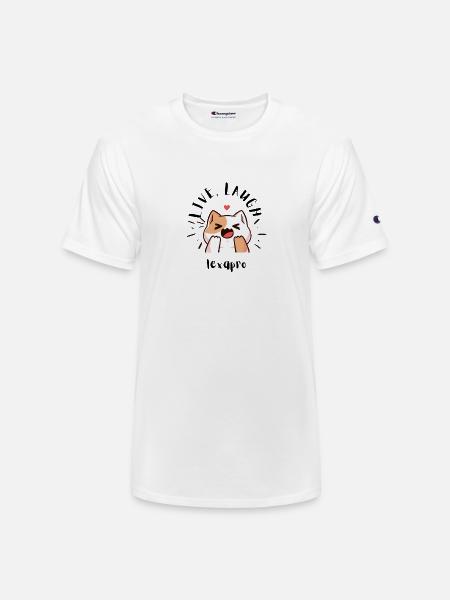 Live Laugh - Champion Unisex T-Shirt - white