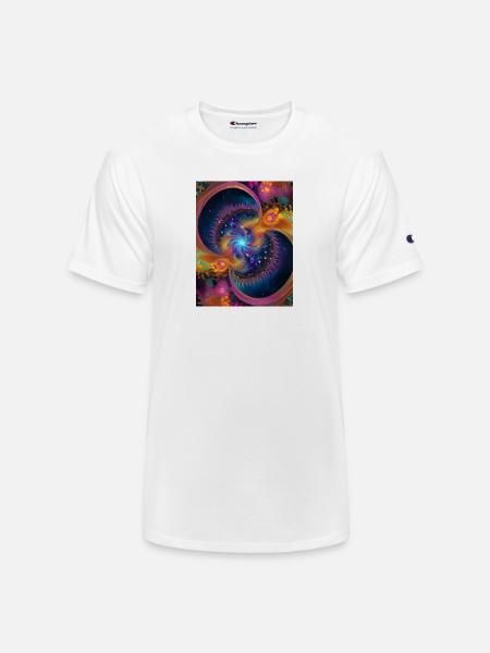 Fractal universe - Champion Unisex T-Shirt - white
