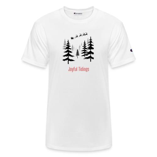 Joyful Tidings Christmas T-Shirt - Champion Unisex T-Shirt