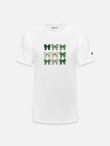 Hair bow green - Champion Unisex T-Shirt - white