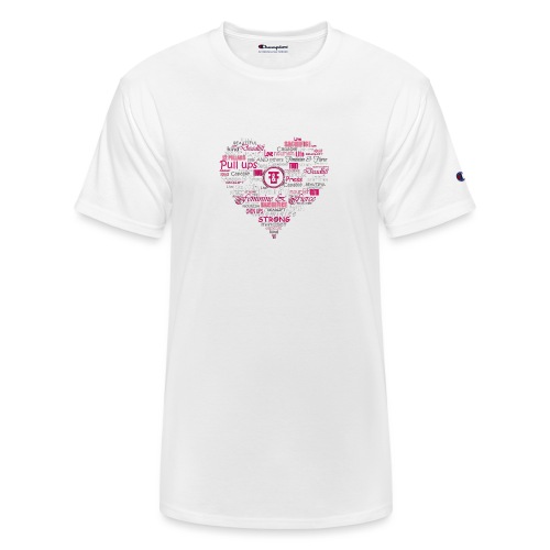 Feminine and Fierce Heart - Champion Unisex T-Shirt