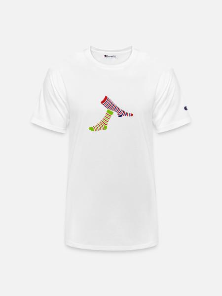 1 sock 2 - Champion Unisex T-Shirt - white