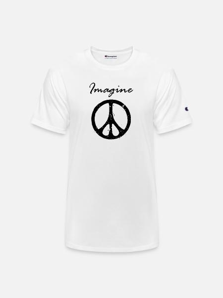Imagine Peace - Champion Unisex T-Shirt - white
