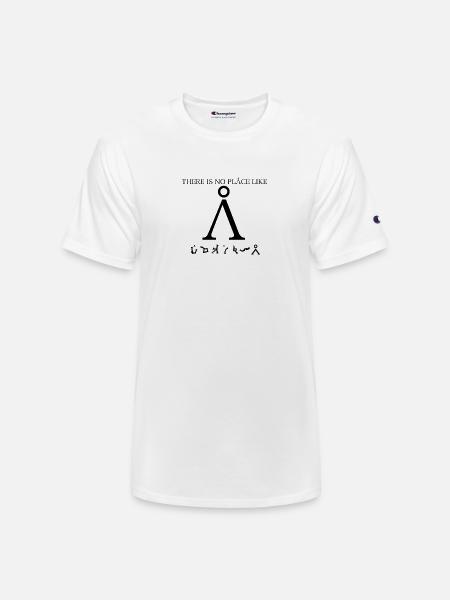 Stargate SG1 - There Is No Place Like Earth - Champion Unisex T-Shirt - white