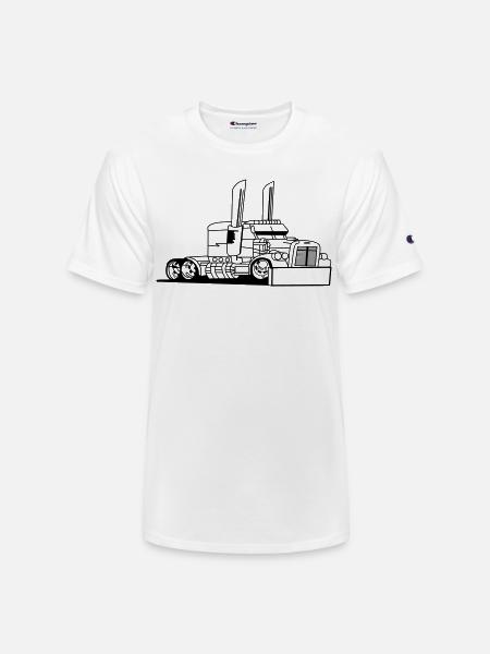 Comic style truck - Champion Unisex T-Shirt - white