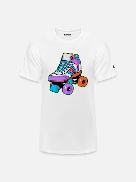Roller Skating Skater - Champion Unisex T-Shirt - white