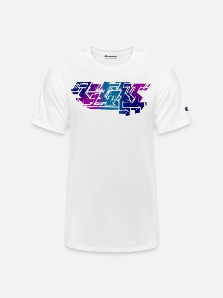 Graffiti Piece - Dark - Champion Unisex T-Shirt - white