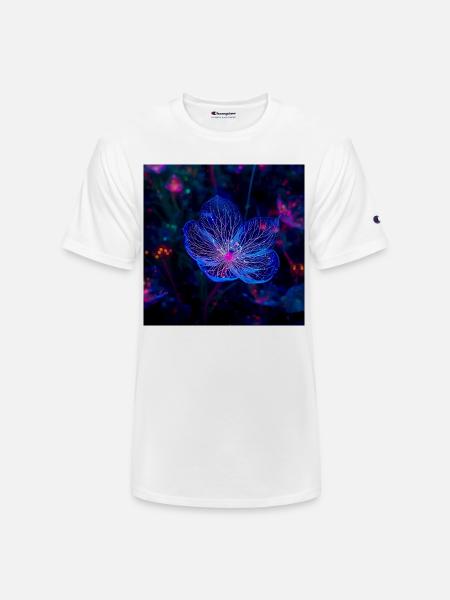 Translucent Blue - Champion Unisex T-Shirt - white