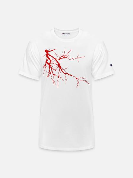 Thunderbolt - Champion Unisex T-Shirt - white
