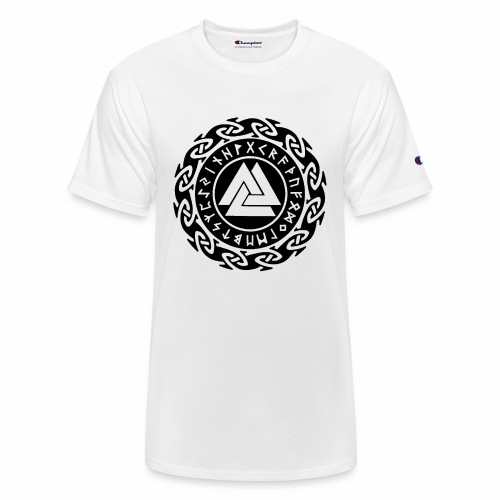 Viking Rune Valknut Wotansknot Gift Ideas - Champion Unisex T-Shirt