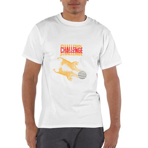 Double tiger fashion, jungle feline animals. - Champion Unisex T-Shirt