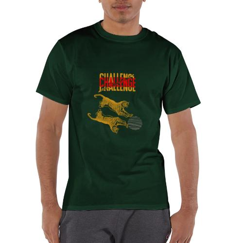 Double tiger fashion, jungle feline animals. - Champion Unisex T-Shirt