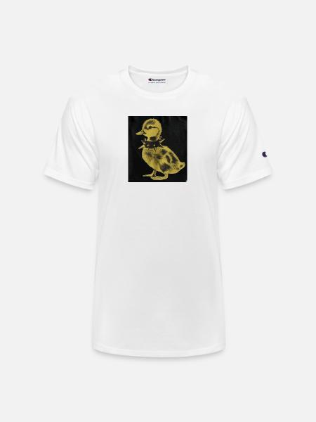 Punk Duck - Champion Unisex T-Shirt - white