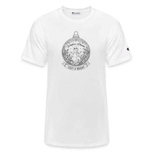 Festive Snowman T-Shirt - Champion Unisex T-Shirt