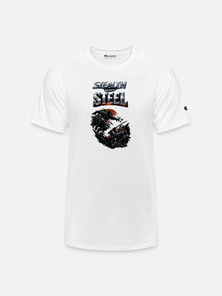 Stealth vs Steel Clash - Champion Unisex T-Shirt - white