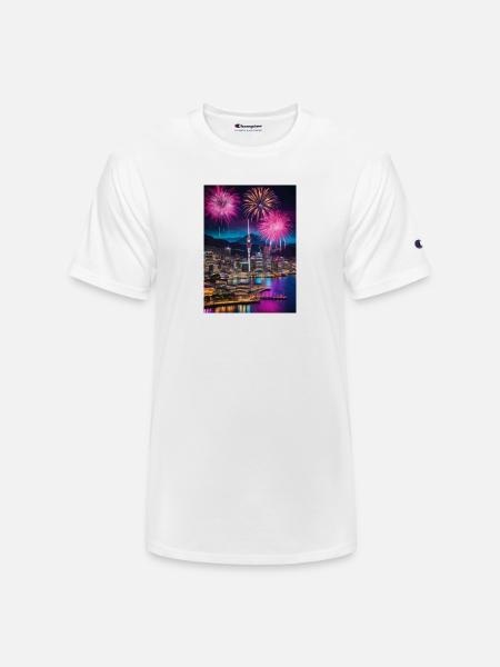 New Zealand - Champion Unisex T-Shirt - white