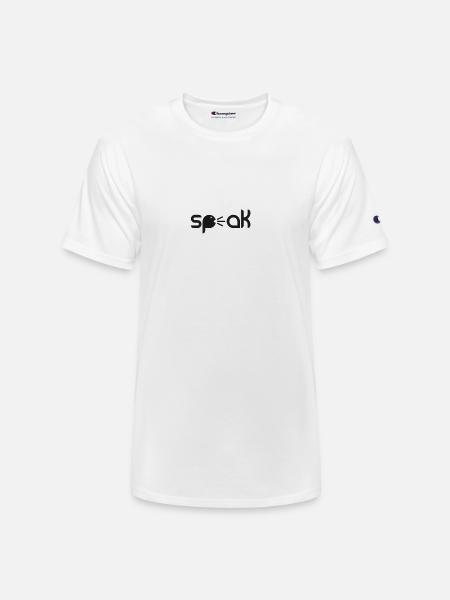 speak - Champion Unisex T-Shirt - white