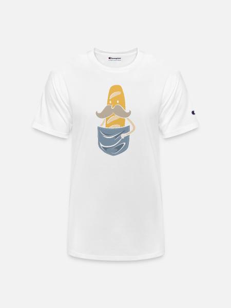 French Bread Baguette Bread Man - Champion Unisex T-Shirt - white