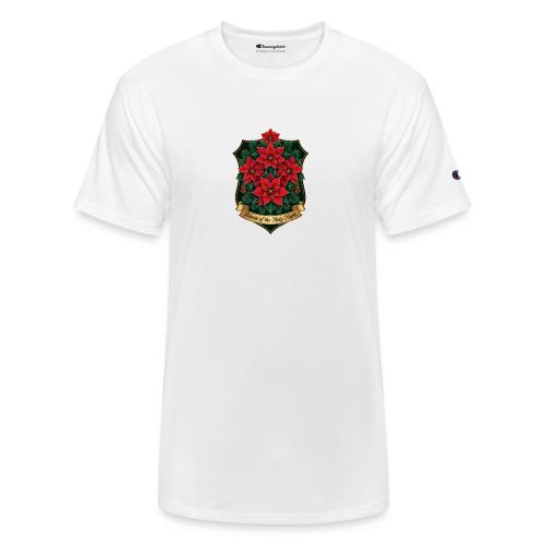 Poinsettia Crest T-Shirt - Champion Unisex T-Shirt