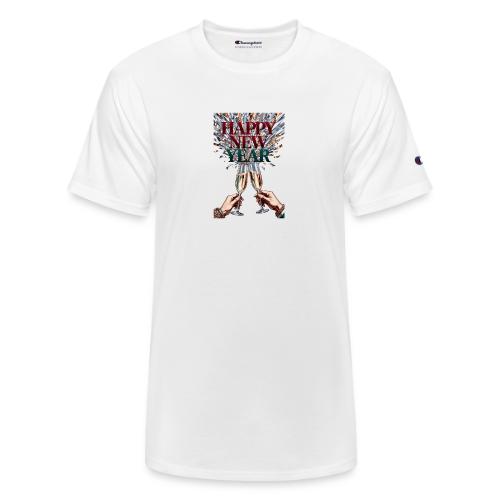 Toasting Hands T-Shirt Confetti Shower Premium - Champion Unisex T-Shirt