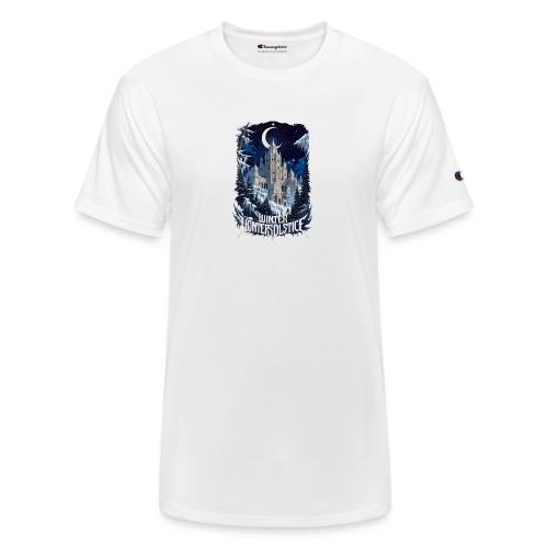 Celestial Winter Temple T-Shirt - Champion Unisex T-Shirt