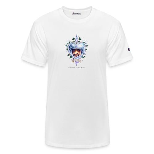 Imbolc Candle Veil T-Shirt | Veiled Rebirth - Champion Unisex T-Shirt