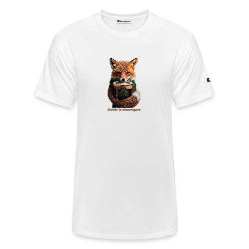 Sly Emerald Fox Toast T-Shirt - Champion Unisex T-Shirt