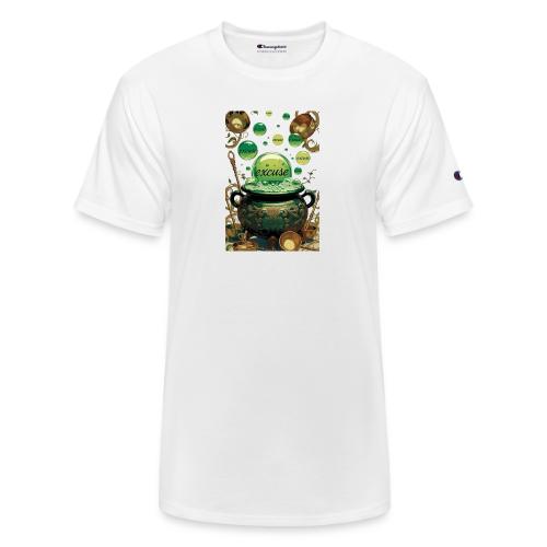 Emerald Excuses Cauldron Graphic Tee - Champion Unisex T-Shirt
