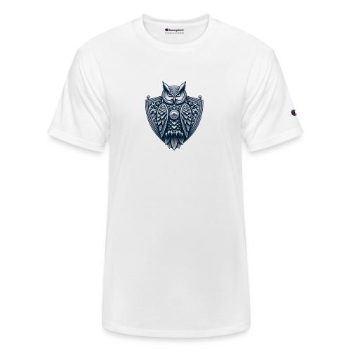 Night Watch Owl T Shirt, Sarcastic Dad Gift - Champion Unisex T-Shirt