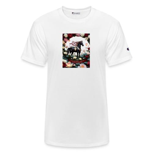 Year of the Horse Harmony T Shirt, Lunar New Year - Champion Unisex T-Shirt