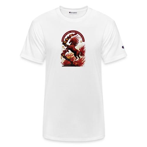 Year of the Horse Rise T Shirt,Lunar New Year Gift - Champion Unisex T-Shirt