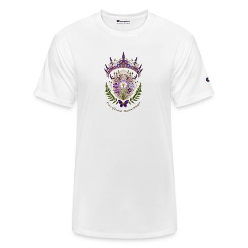 Spring Meadow Crown Tee, Cottagecore Renewal Gift - Champion Unisex T-Shirt